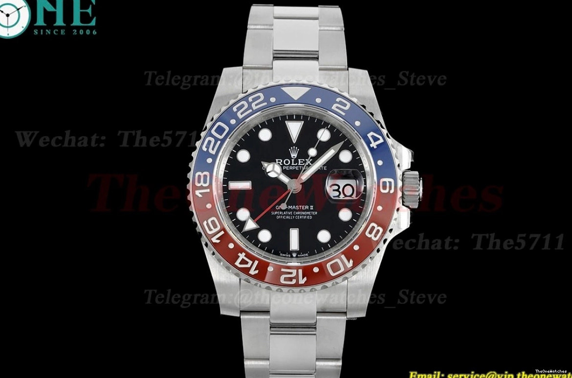 II Oys Cer Master GMT GMF 904L Blue V6 Red VR3285 Pepsi 126710 0319